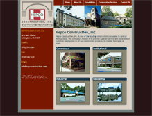 Tablet Screenshot of hepcoconstruction.com